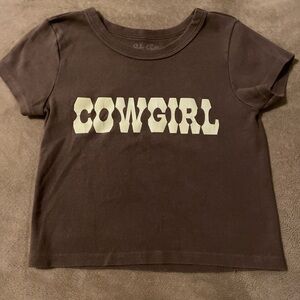 Brandy Melville Brown Cowgirl Tee